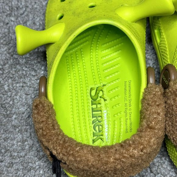 Classic Dreamworks Shrek Clog J3 Juniors Kid's Crocs Lime Punch 209378-3TX,NWT - Picture 7 of 10